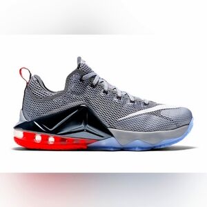Nike Lebron 12 Low Wolf Gray